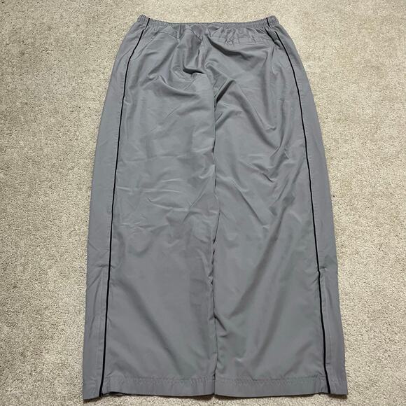 Nike Y2K Baggy Skater Lined Black Striped Grey Trackpants XL - Picture 1 of 7